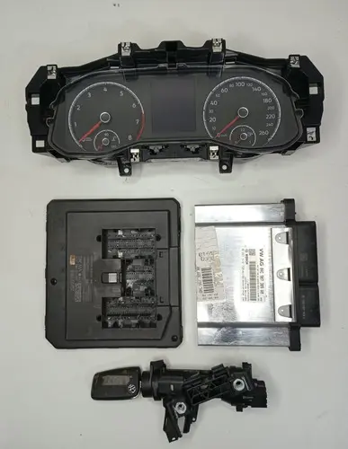 Kit Injeção Vw T-cross 1.0 3cc Automática 2020 Com Chave
