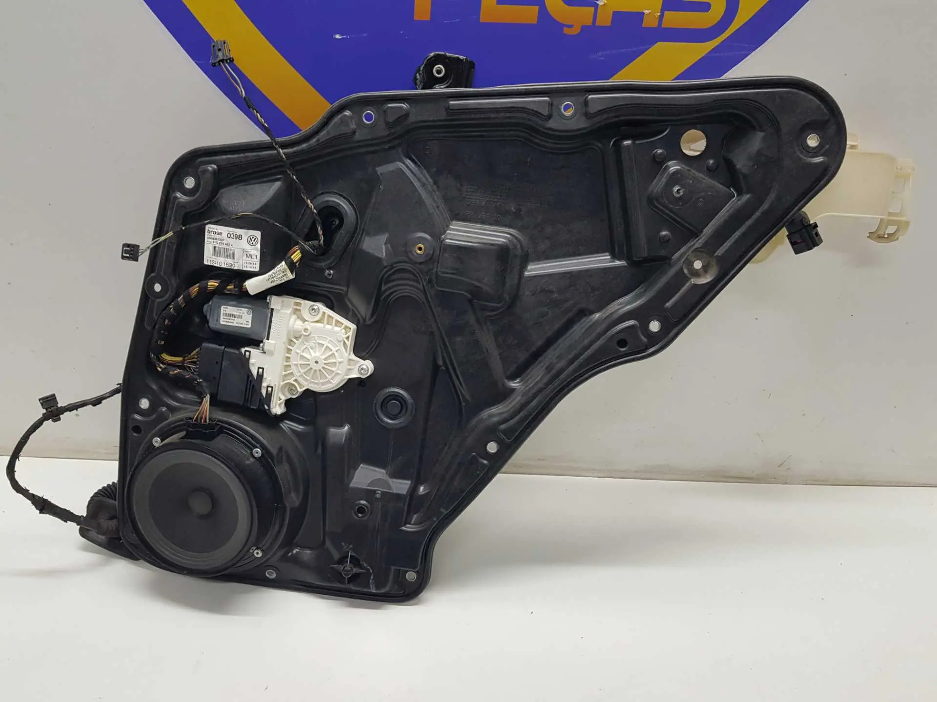 MAQUINA VIDRO TRASEIRA DIREITA TIGUAN 2012 2013 2014 2015