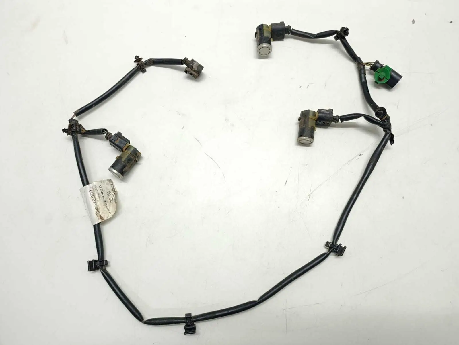 Chicote Com 3 Sensor Estacionamento Traseiro Vw Polo 07 A 12